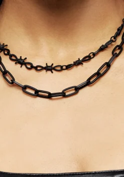 Barbed Layered Necklace