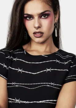 Barbed Skater Dress