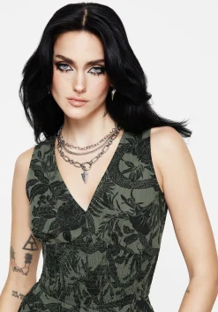 Bashe Cotton Tank - Green