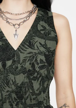 Bashe Cotton Tank - Green