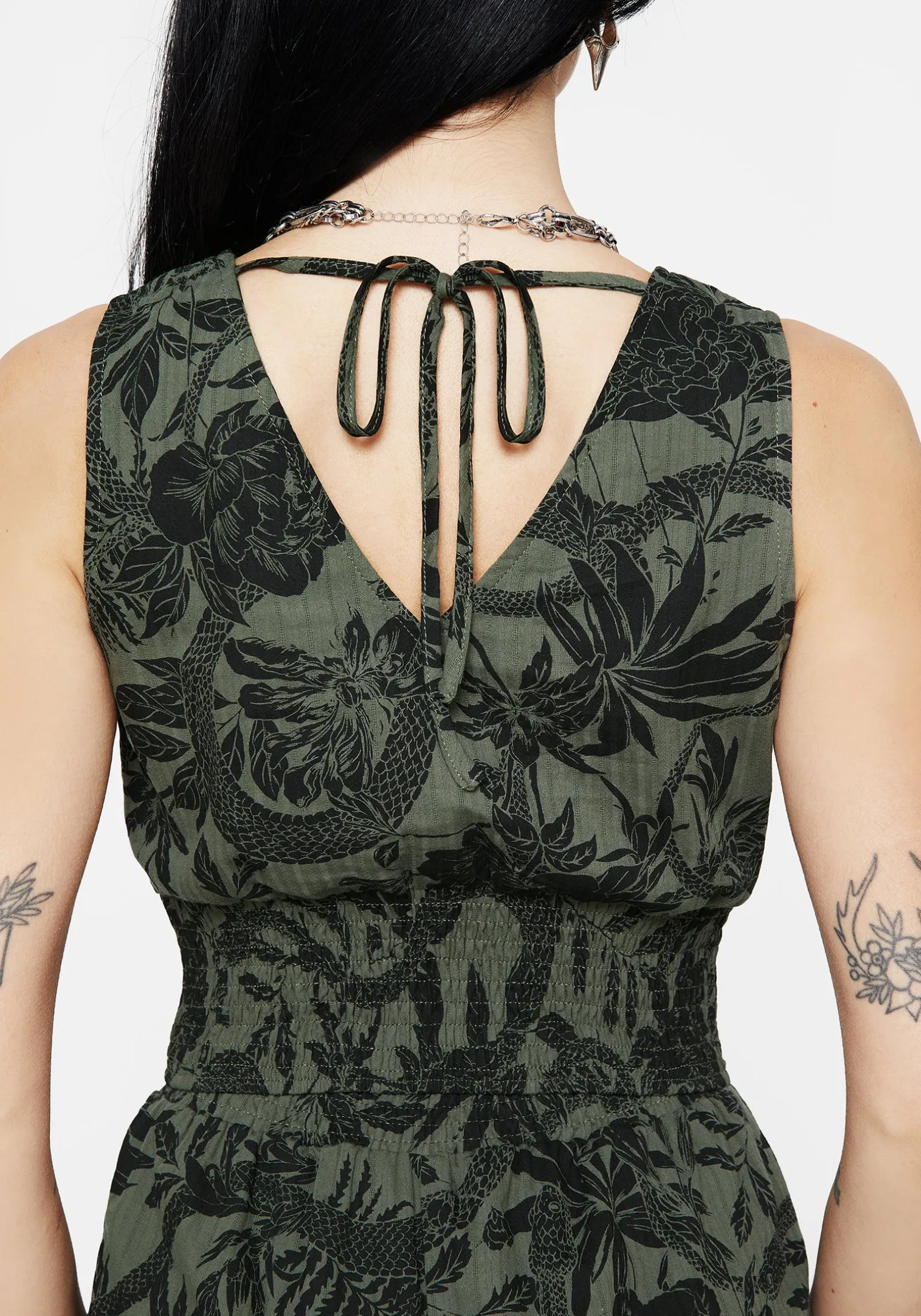 Bashe Cotton Tank - Green