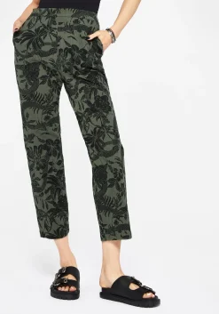 Bashe Soft Tapered Trousers - Green