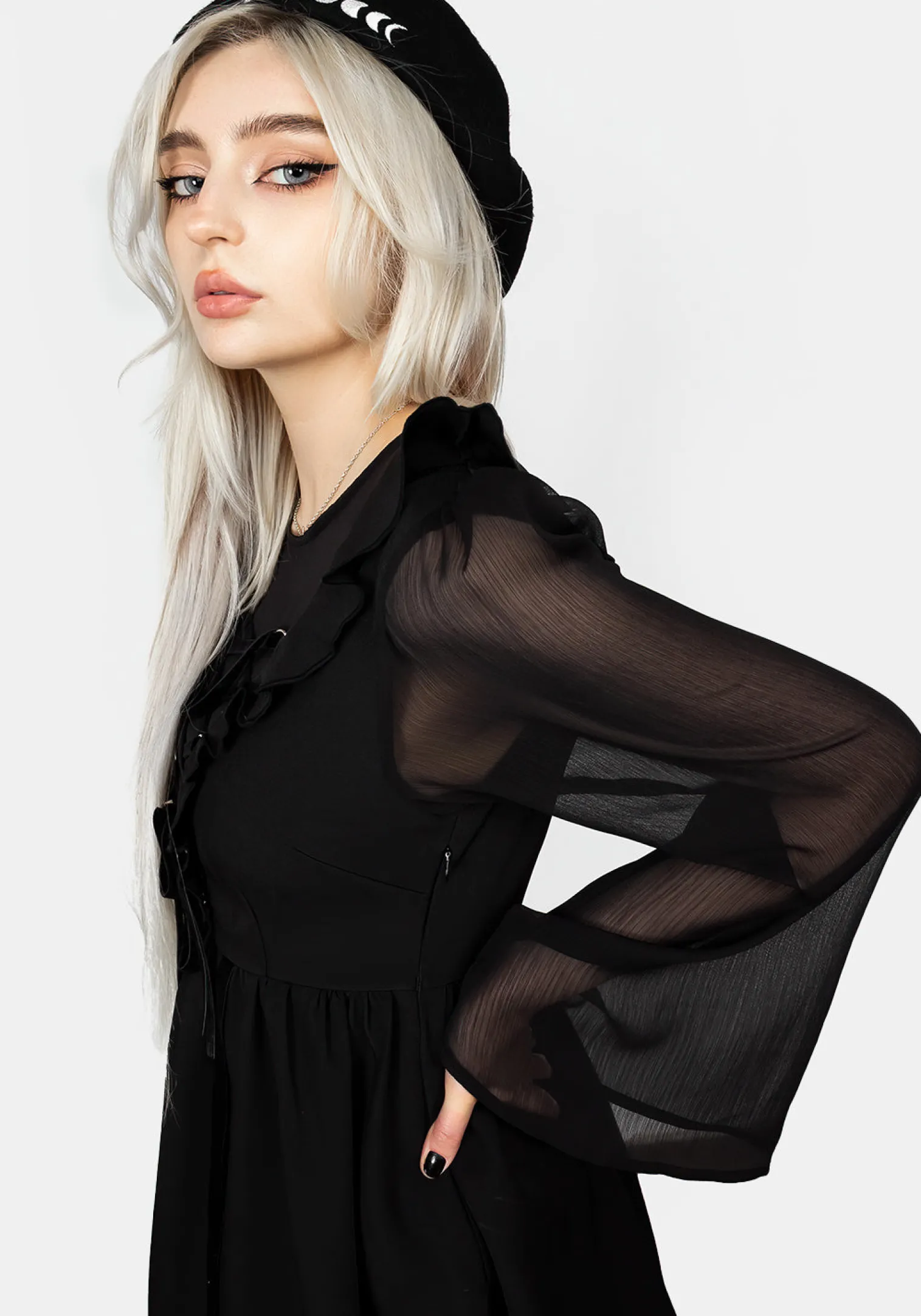 Baudelaire Lace Up Dress