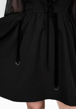 Baudelaire Lace Up Dress