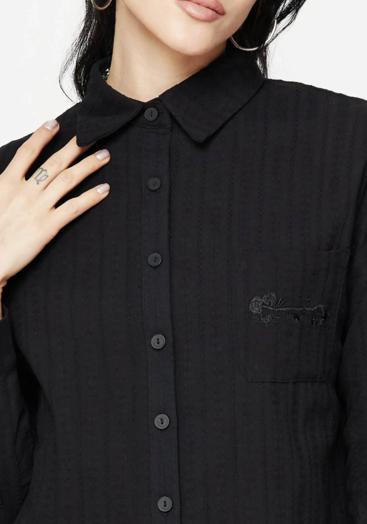 Bela Cotton Button Up Shirt