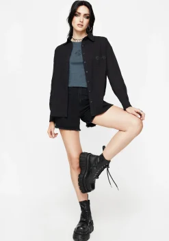 Bela Cotton Button Up Shirt