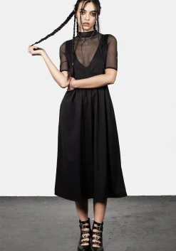 Belladonna Wrap Suspender Midi Dress