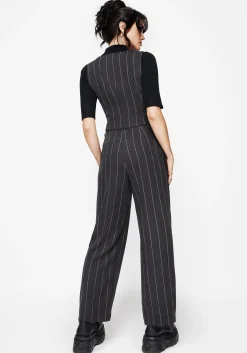 Bellum Stripe Tailored Straight Leg Trouser