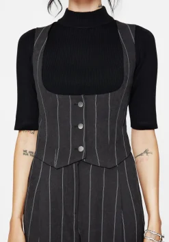 Bellum Stripe Tailored Waistcoat
