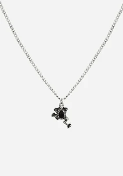 Bheki Frog Pendant Necklace