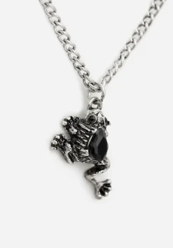 Bheki Frog Pendant Necklace