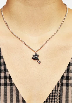 Bheki Frog Pendant Necklace