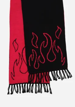 Blaze Flame Knit Scarf