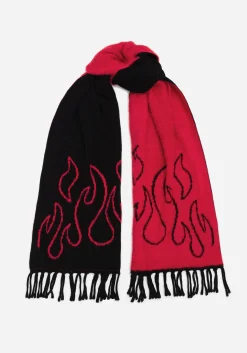 Blaze Flame Knit Scarf