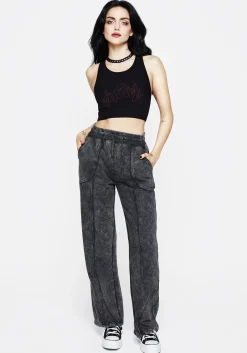 Blaze Seamless Embroidered Rib Racerback Bralet
