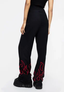 Blaze Wide Leg Knit Sweatpants