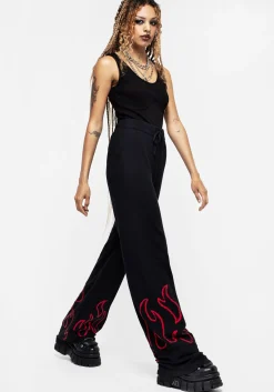 Blaze Wide Leg Knit Sweatpants