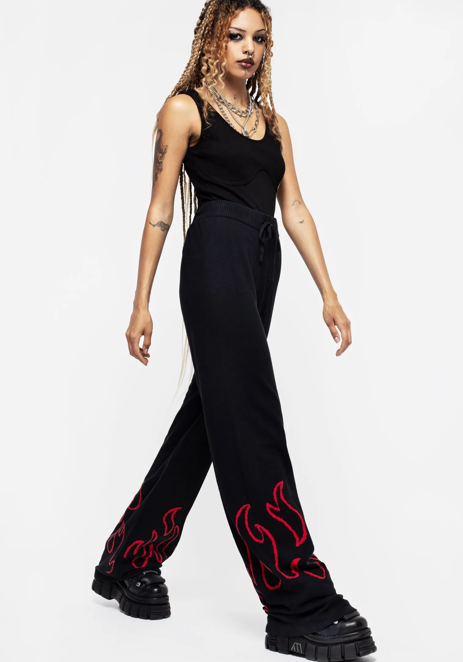 Blaze Wide Leg Knit Sweatpants