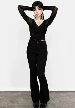 Bless This Mess Denim Flares