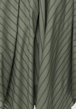 Blythe Cotton Handkerchief Hem Midaxi Skirt - Green