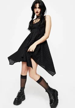 Blythe Handkerchief Hem Mini Dress