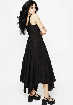 Blythe Handkerchief Hem Midaxi Dress