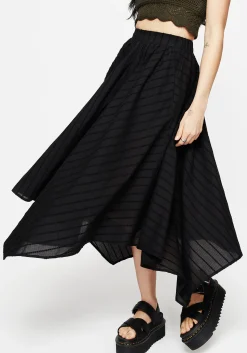 Blythe Handkerchief Hem Midaxi Skirt