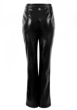 Bronte Leather Flared Trousers