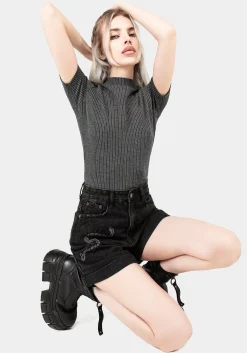Bryony Striped Crop Top