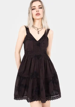 Burnout Tie Dye Cotton Mini Dress