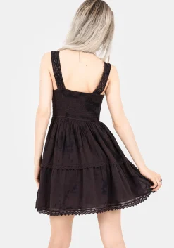 Burnout Tie Dye Cotton Mini Dress