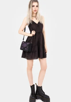 Burnout Tie Dye Cotton Mini Dress