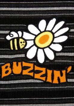 Buzzin Stripe Tee Dress