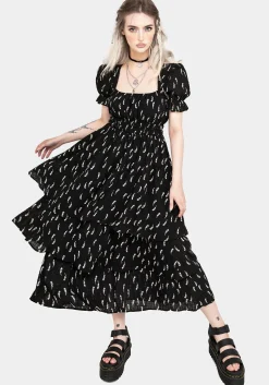 Carmel Layered Midaxi Dress