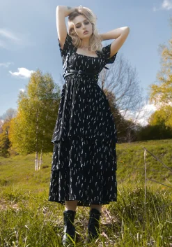Carmel Layered Midaxi Dress