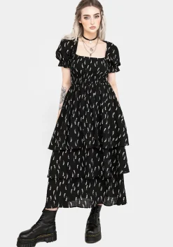 Carmel Layered Midaxi Dress