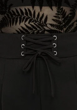 Cassandra Lace-Up Waist Tailored Trouser