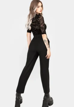 Cassandra Lace-Up Waist Tailored Trouser