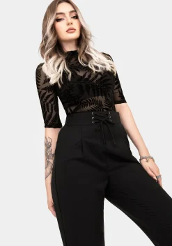 Cassandra Lace-Up Waist Tailored Trouser
