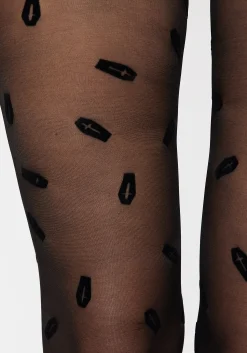 Catacomb Flocked Tights