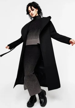 Catacomb Hooded Belted Coat