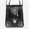 Catch Feelings Crossbody Satchel Bag - Black