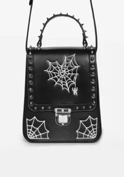 Catch Feelings Crossbody Satchel Bag - Black