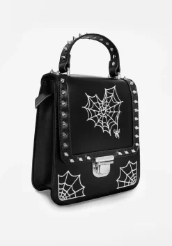Catch Feelings Crossbody Satchel Bag - Black