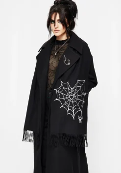 Catch Feelings Embroidered Scarf