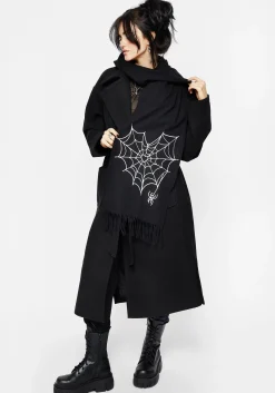 Catch Feelings Embroidered Scarf