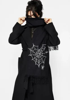 Catch Feelings Embroidered Scarf
