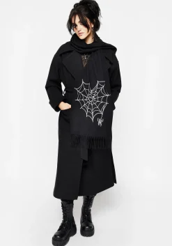 Catch Feelings Embroidered Scarf