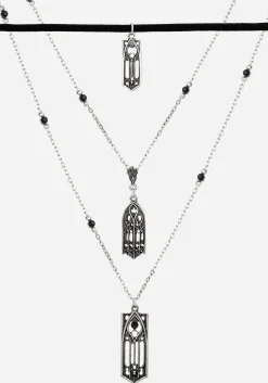 Cathedral Gothic Layered Necklace
