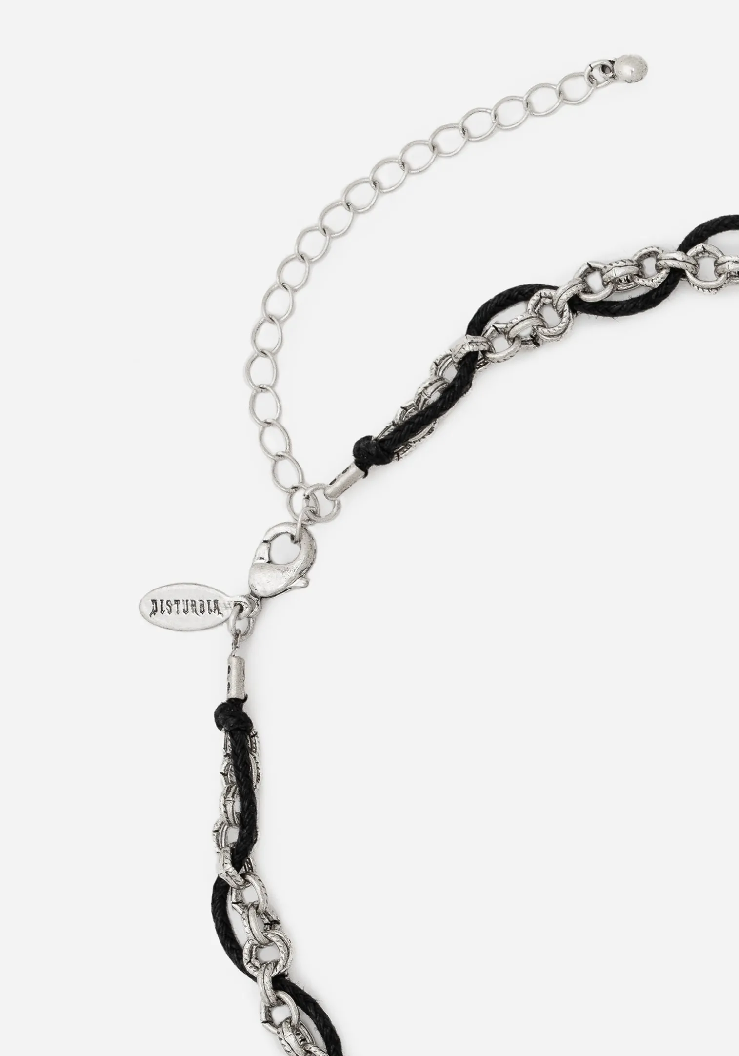 Catkin Cord Weave Cross Choker